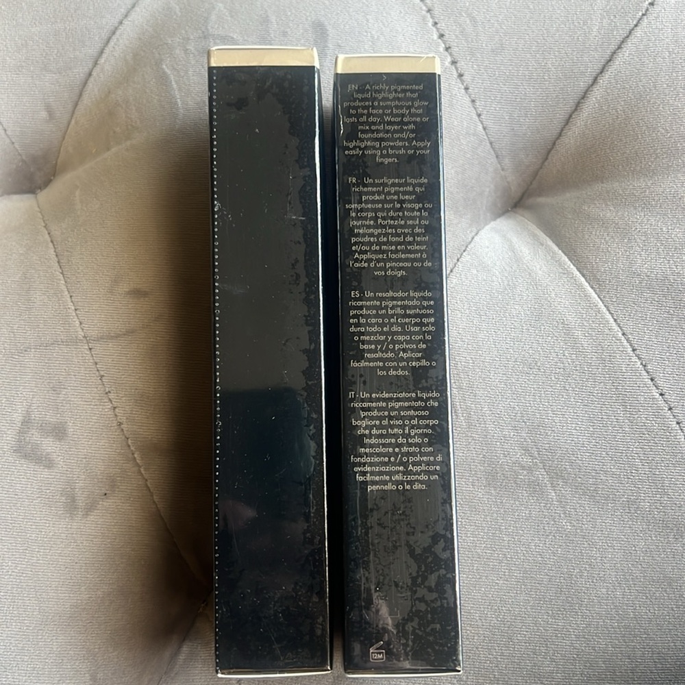💋2-Pack: DM Beauty Illuminating Veil Liquid Highlighter Face & Body. NWT. Luna - Picture 2 of 5